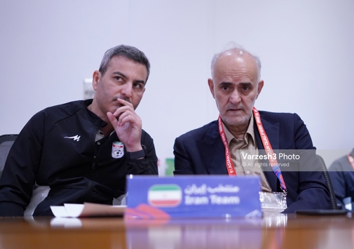 جلسه هماهنگی بازی قطر - ایران